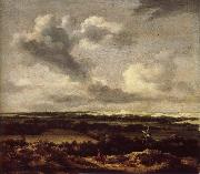 Jacob van Ruisdael Dune landscape with a rabbit hunt oil painting